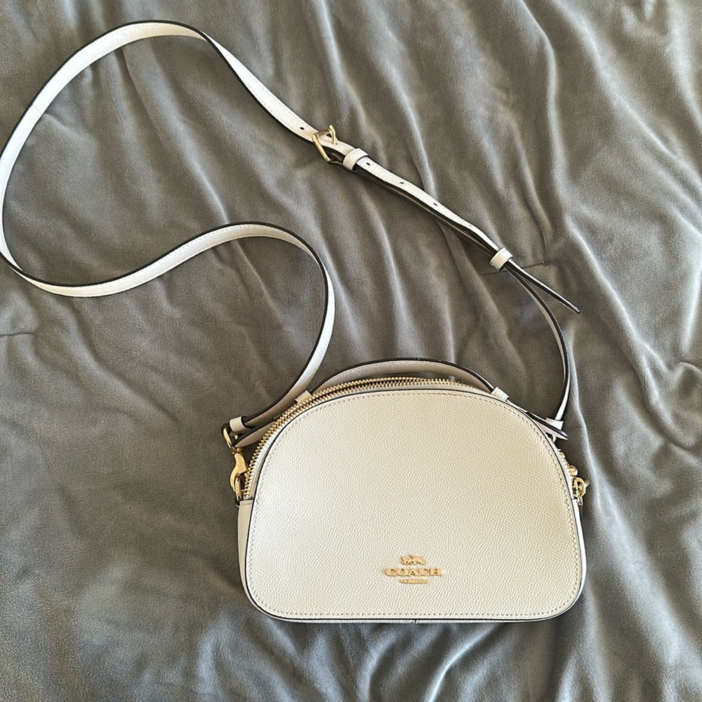 White Coach Crossbody Bag